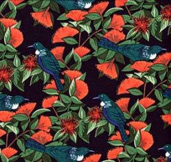 Tui and Pohutukawa