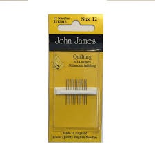 John James Quilting Needles Size 12