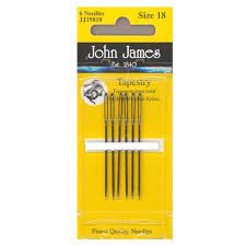 John James Tapestry Needles Size 18