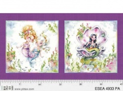 Enchanted Seas Mermaids - Panel